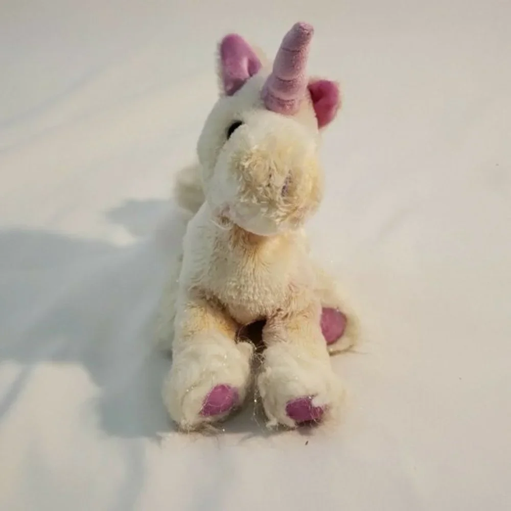 Plush Unicorn Dan Dee Collectors Choice purple pink Sparkle‎ Stuffed 9” Animal